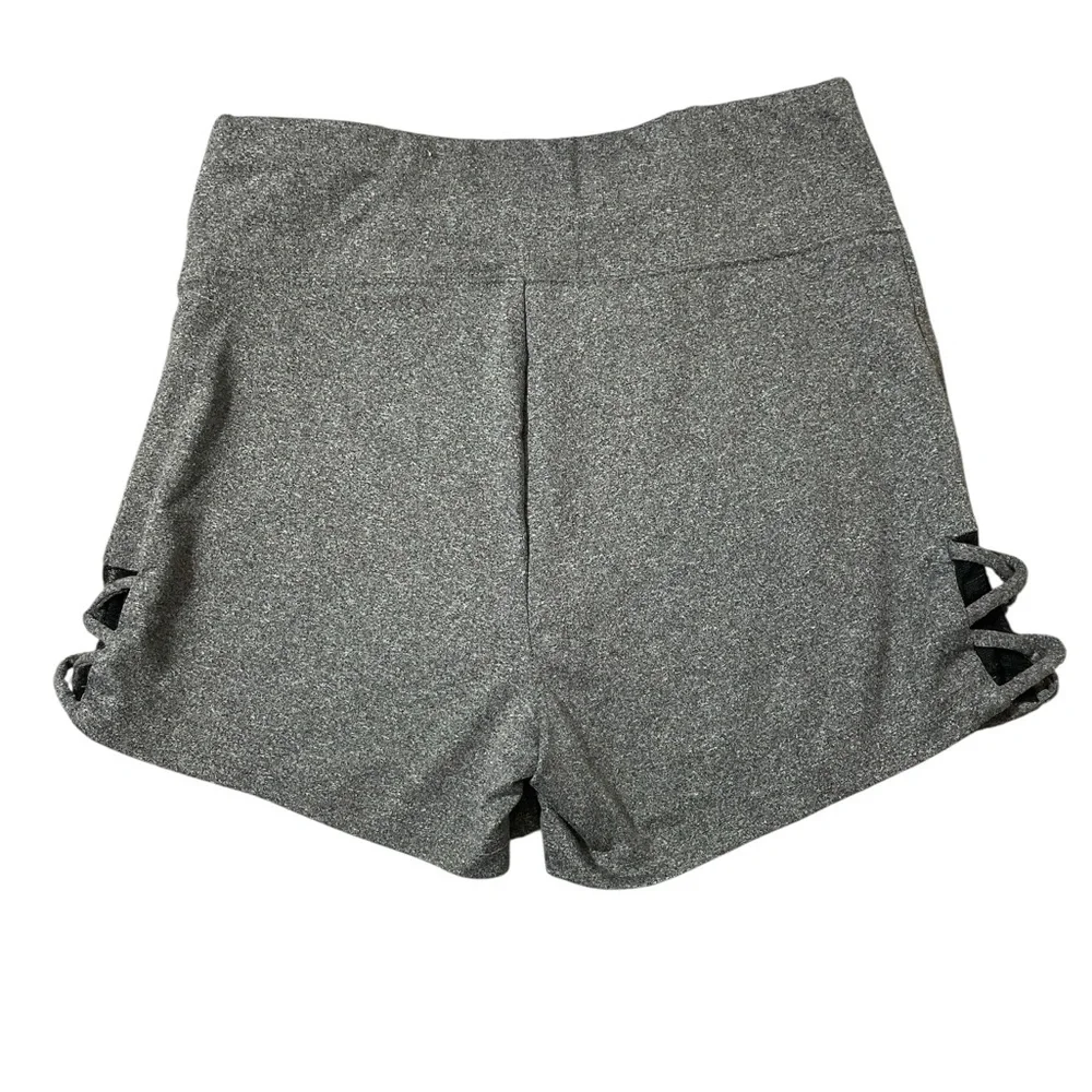 C36- Girls  14/16 Large - Gray Justice Spandex Shorts